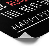 Witziger Sozialarbeiter Poster (Ecke)