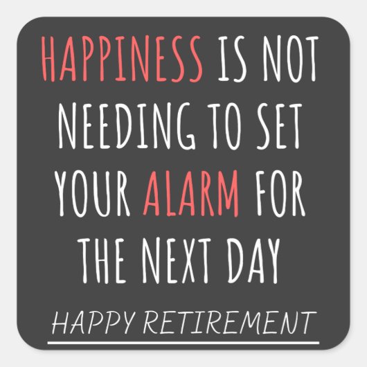 Witziger Sozialarbeiter Quadratischer Aufkleber (Vorderseite)