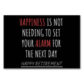 Witziger Sozialarbeiter Tischnummer (Vorderseite)