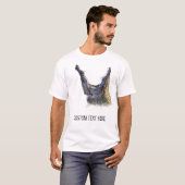 Witziger T - Shirt mit Krokodil mit benutzerdefini (Vorne ganz)