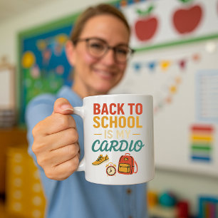 Witziger Teacher-Cup; zurück zur Schule ist mein C Kaffeetasse