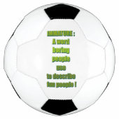 Witziger Text Fußball (Vorderseite)