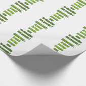 Witziger Text Geschenkpapier (Ecke)