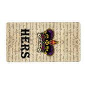 Witziger Text & Krone (Vorne)