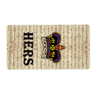 Witziger Text & Krone