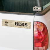 Witziger Text & Krone Autoaufkleber (Auf Lkw)