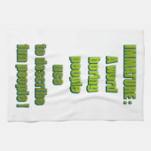 Witziger Text Küchentuch (Horizontal)