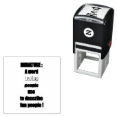 Witziger Text Permastempel (Beispiel)