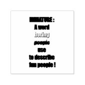 Witziger Text Permastempel (Design)