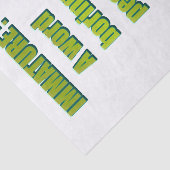 Witziger Text Seidenpapier (Ausschnitt)