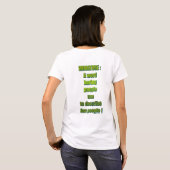 Witziger Text T-Shirt (Schwarz voll)
