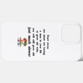Witziger Text über Frauen und Männer Case-Mate iPhone Hülle (Rückseite (Horizontal))