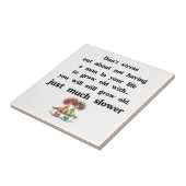 Witziger Text über Frauen und Männer Fliese (Seite)