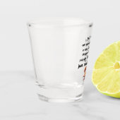 Witziger Text über Frauen und Männer Schnapsglas (Links)