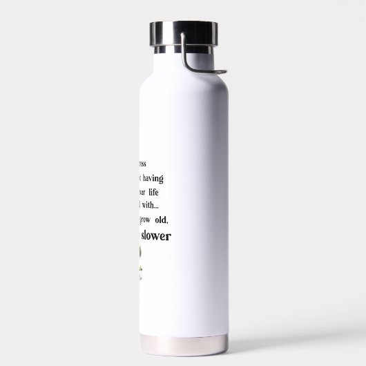 Witziger Text über Frauen und Männer Trinkflasche (Links)