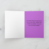 Witziger Trick oder TreatHalloween-Zahn Karte (Innenseite)