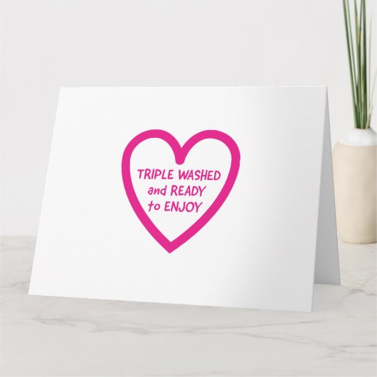 Witziger Valentinstag, freche Valentinstag-Gabe, Karte (Vorderseite)