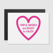 Witziger Valentinstag, freche Valentinstag-Gabe, Magnetkarte (Vorne/Hinten)