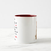 witziger Vater | Foto und Name der benutzerdefinie Zweifarbige Tasse (Mittel)