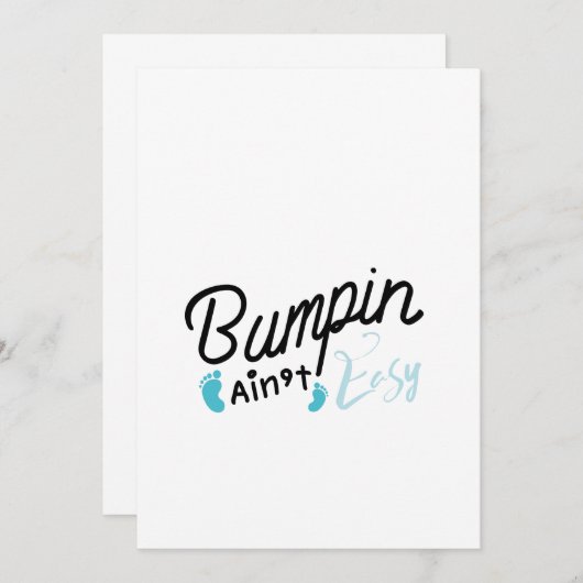 Witziger Vater, Schwangerschaft und Mutterschaft z Ankündigung (Vorne/Hinten)