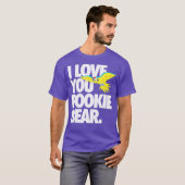 Witziger Vortrag Papagei I Liebe Dein Pookie-Bär T-Shirt (Vorne ganz)