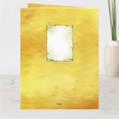 Witziger Weihnachtsbaum  Karte (Rückseite)