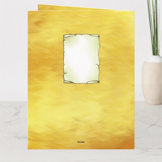 Witziger Weihnachtsbaum  Karte (Rückseite)