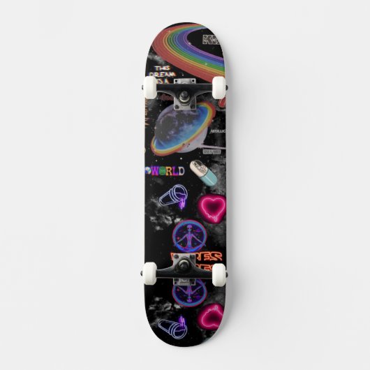 Witziger Weltraum, Außerirdischen Skateboard (Vorderseite)