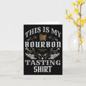 Witziger Whiskey, das ist mein Bourbon-Verkostung Karte (Gelbe Blume)