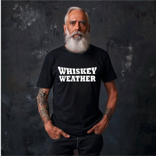 Witziger Whiskey-Wetter-Trink-Spruch T-Shirt