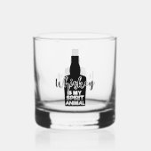 Witziger Whisky Whiskyglas (Rückseite)