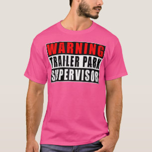 Witziger Wohnwagenpark-Aufseher Vintage T-Shirt