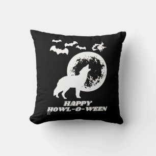 witziger Wurfkissen "HAPPY HOWL-O-WEEN 2" Kissen