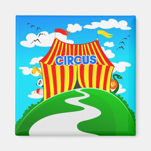 Witziger Zirkus des Cartoon, Magnet (Vorne)