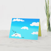 Witziger Zirkus, Grußkarte Karte (Rückseite)