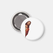 Witziger Zitat Jesus Meme, sah ich, dass Jesus Magnet (Vorderseite/Rückseite)