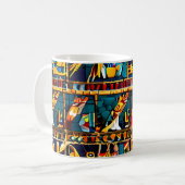 Witziges Ägypten Hieroglyphen Tasse Sets (Vorderseite Links)