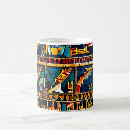 Witziges Ägypten Hieroglyphen Tasse Sets (Mittel)