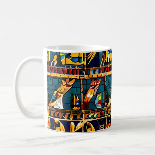Witziges Ägypten Hieroglyphen Tasse Sets (Links)