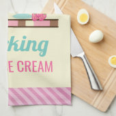 Witziges Arbeiten bis zur Eiscreme Geschirrtuch (Viertel Falte)