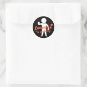 Witziges Aufkleber (Tasche)