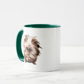 Witziges, ausdrucksvolles Meerschweinchen. Tasse (Vorderseite Links)