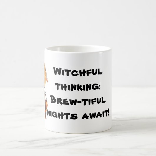 Witziges Denken: schöne Nächte Kaffeetasse (Mittel)