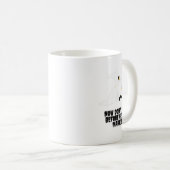 Witziges Design _ Braut verfolgt Groom _ Dont Pani Kaffeetasse (VorderseiteRechts)