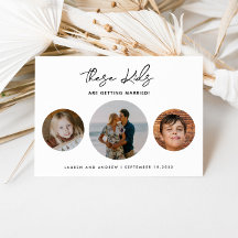 Witziges Foto diese Kinder werden heiraten