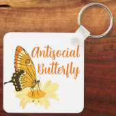 Witziges Geschenk für die Einführung antisozialer Schlüsselanhänger (Rückseite)