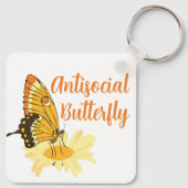 Witziges Geschenk für die Einführung antisozialer Schlüsselanhänger (Rückseite)