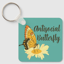 Witziges Geschenk für die Einführung antisozialer  Schlüsselanhänger