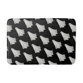 Witziges Gespenst Halloween vergangener Zeichn Badematte