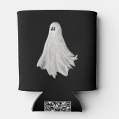 Witziges Gespenst Halloween vergangener Zeichn Dosenkühler (Rückseite)